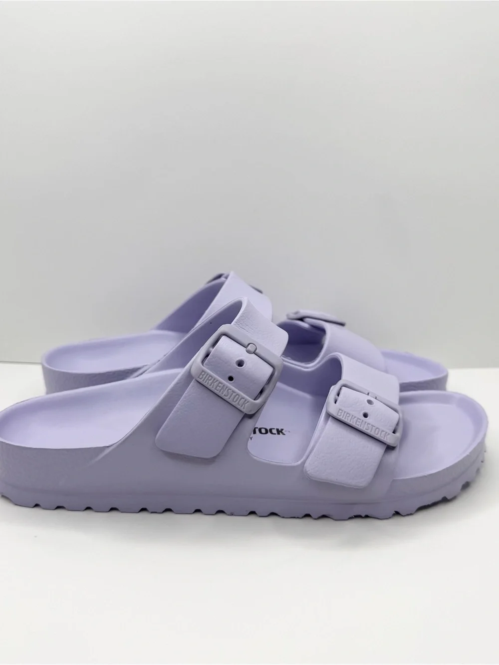 Birkenstock Arizona EVA Purple Fog Sandals Size 38 US Womens 7